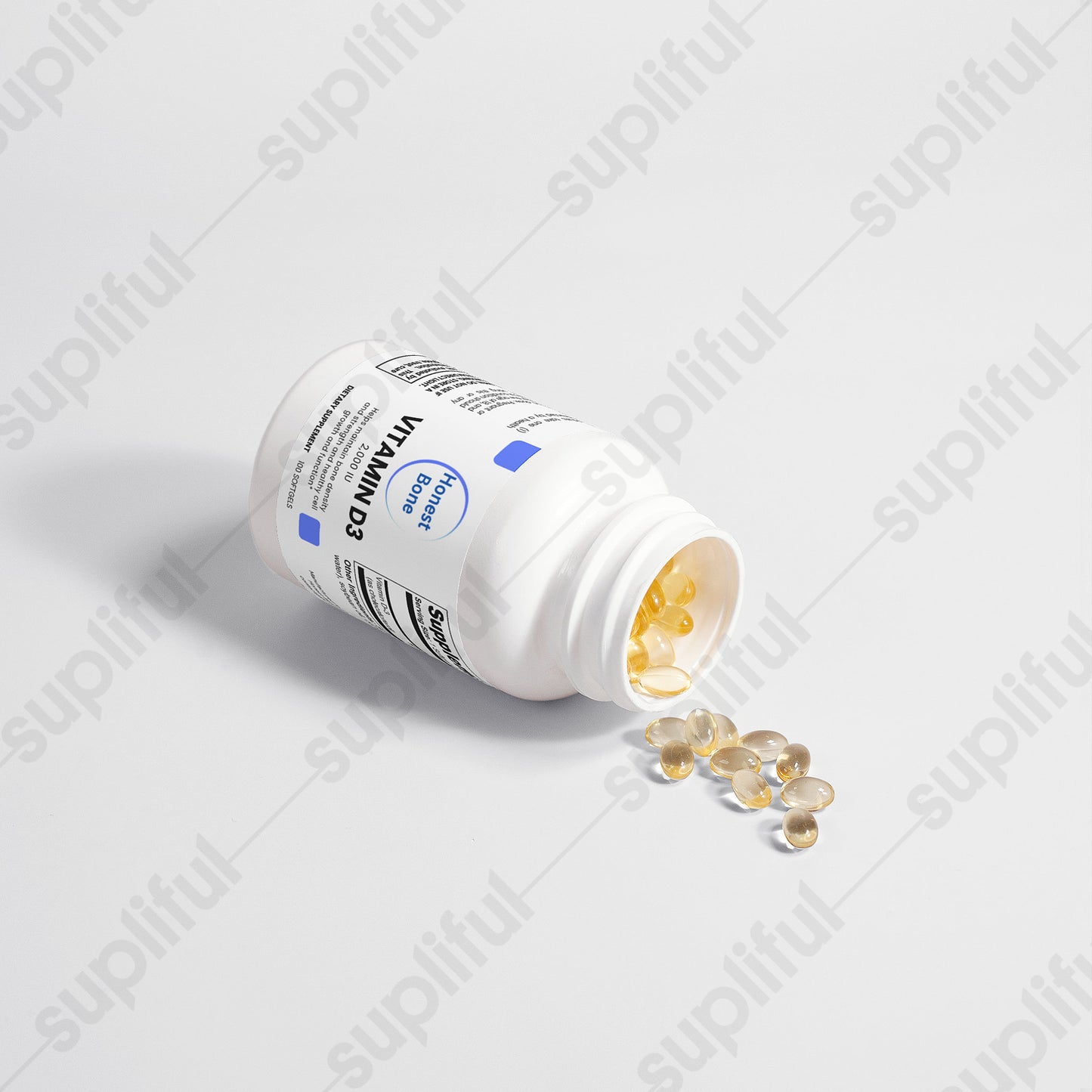 Vitamin D3 2,000 IU - Bone Support and Improve Calcium Absorption