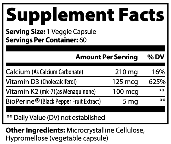 Bone & Heart Support - Support Calcium Incorporation into Bones